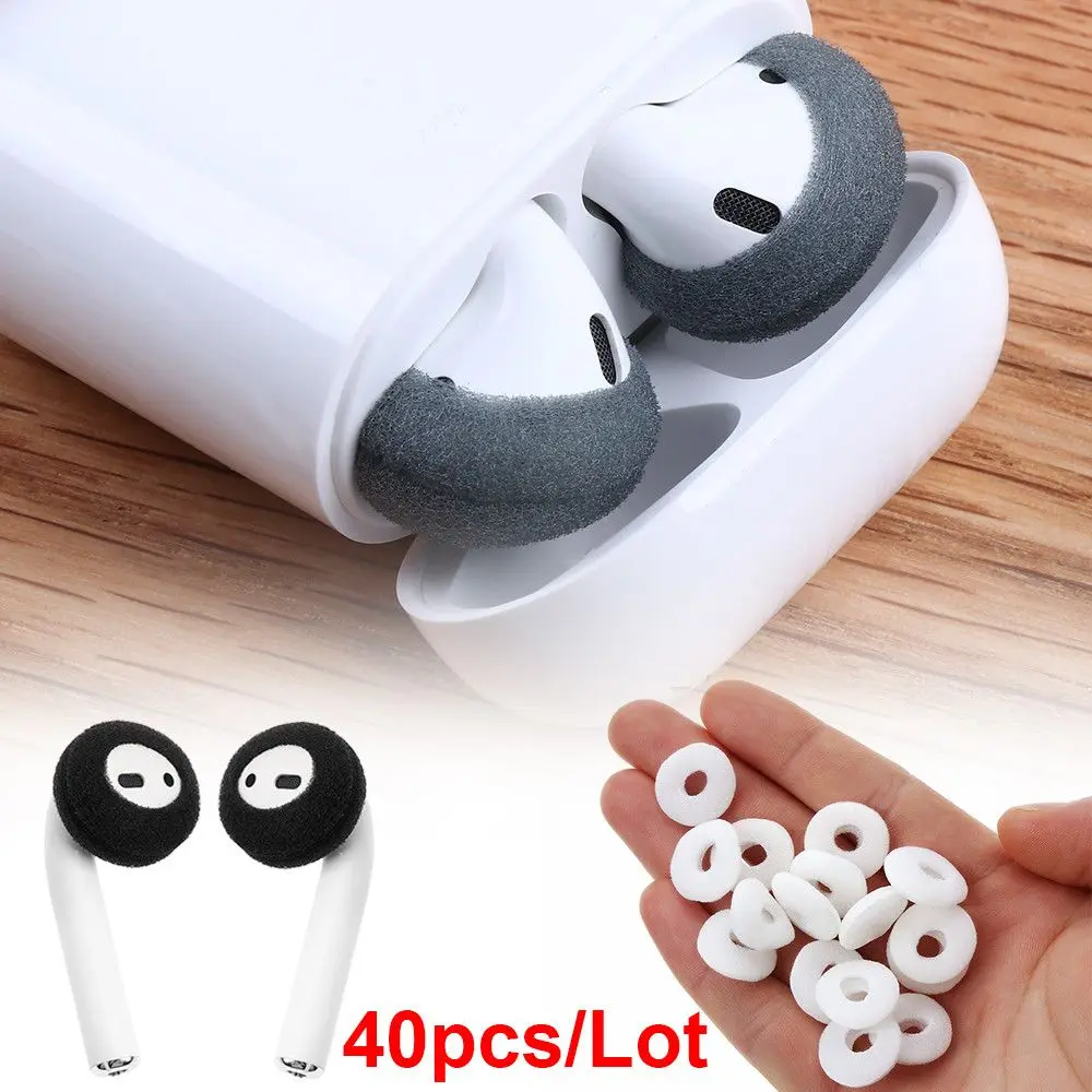 Comfortable Disposable Anti Slip Earphone Tips Cover Replacement Sponge Earpad Soft Foam For Airpods Earpods