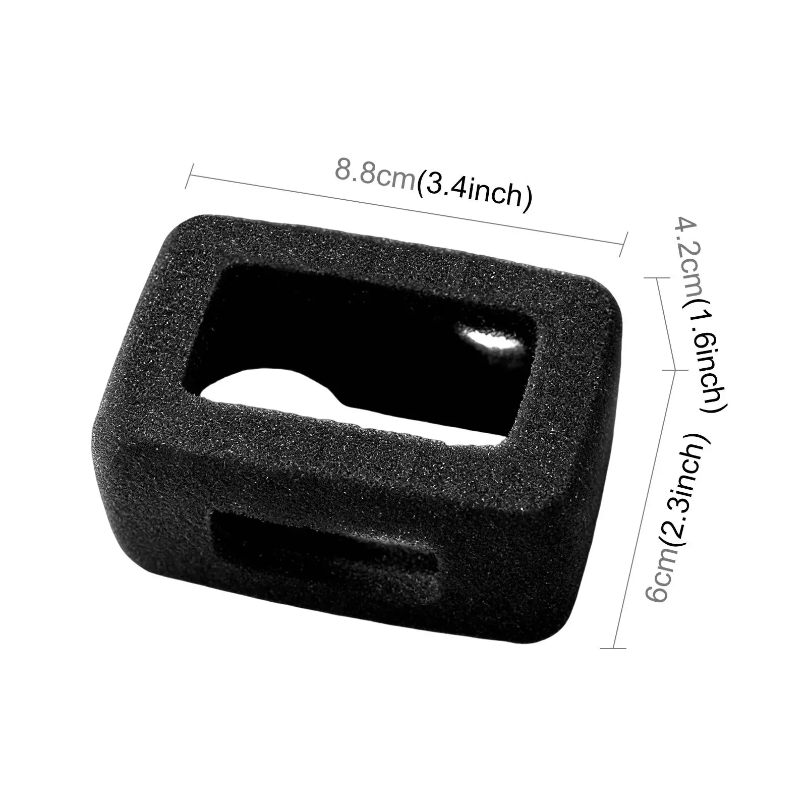 For DJI Osmo Action 6 PULUZ High Density Foam Windshield
