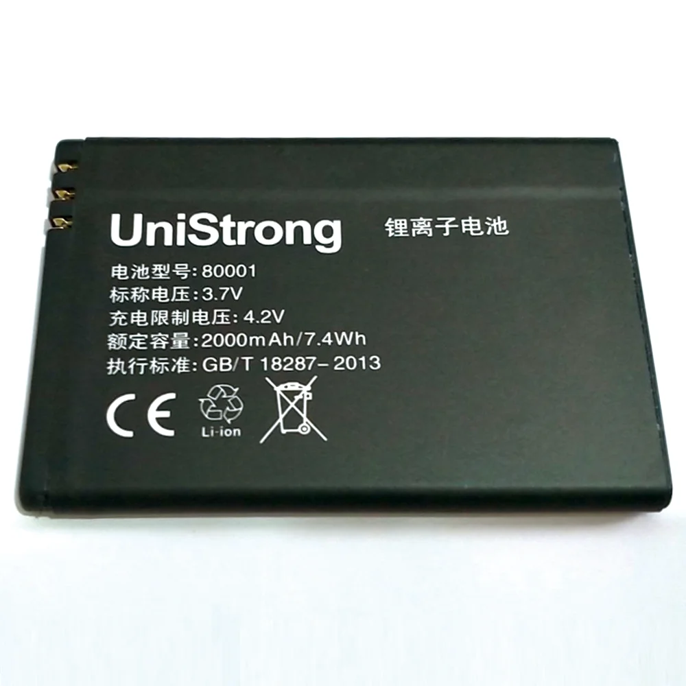 

2022 new 80001 Battery for Unistrong UG801 Data Collector, 3.7V 2000mAh Lithium Battery 80001 Unistrong UG801 Data Controller