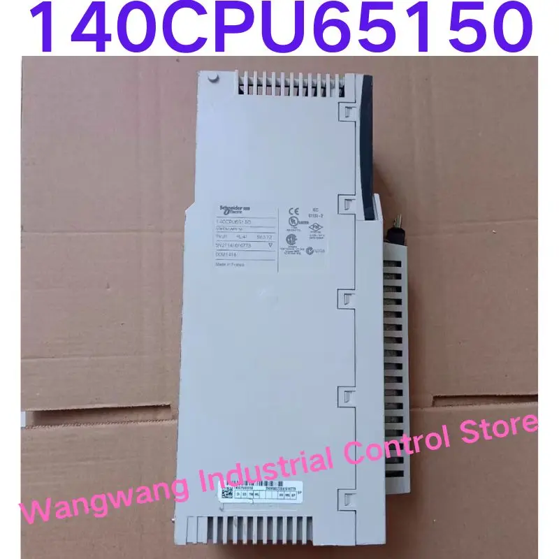 Second-hand test OK , 140CPU65150 PLC controller