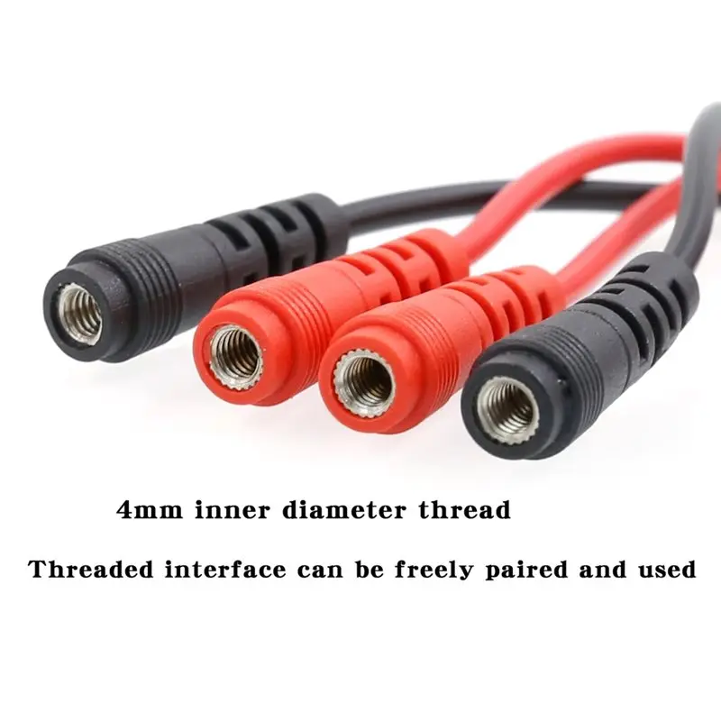 A11E-16PCS Multimeter Test Leads Kit Replacement Test Wire Set + Alligator Clips Banana Plugs Test Probes For Multimeter