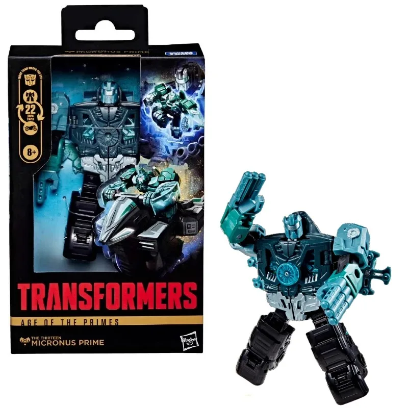Op voorraad Hasbro Transformers Classic Toys Age Of The Primes Deluxe Micronus Prime Action Figure Robot Toy Collection Gift Hobbie