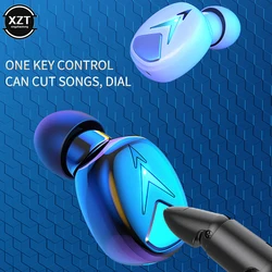 2022 Mini Invisible Bluetooth 5.0 Headphone TWS Wireless Sports Earphone Handsfree Single Headset Microphone For Smartphone