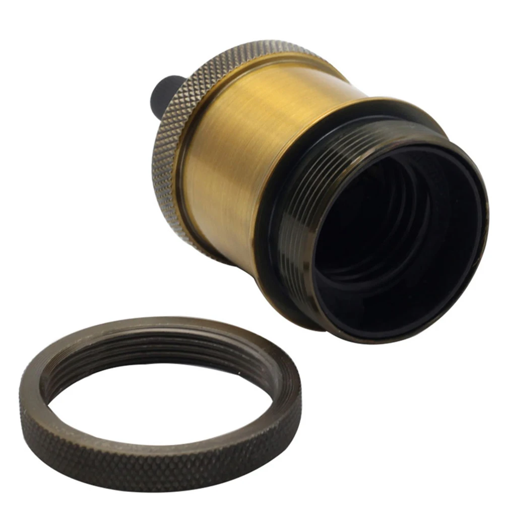 

E27 Lamp Base Retro Vintage Edison Bulb Holder Ceiling Light Pendant Screw Socket Aluminum Durable Lamp Holder