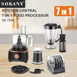 1000W Kitchen Central 7-In-1 Food Processor Multifunctional Cooking Machine Vegetable Chopper Juicer Bean Grinder Meat Grinder