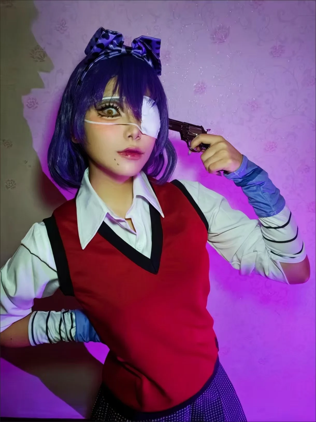 

Midari Ikishima Cosplay Uniform Kakegurui Japanese Anime School Costume