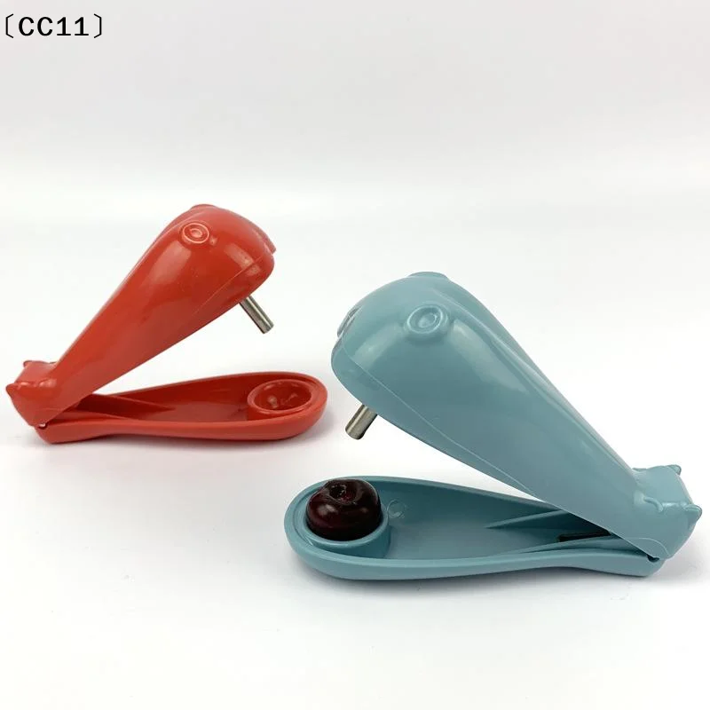 Cute Whale Shaped Cherry Pitter With Stainless Steel Corer Easy Grip Handle For Home Kitchen Jam Making Tool〔CC11〕