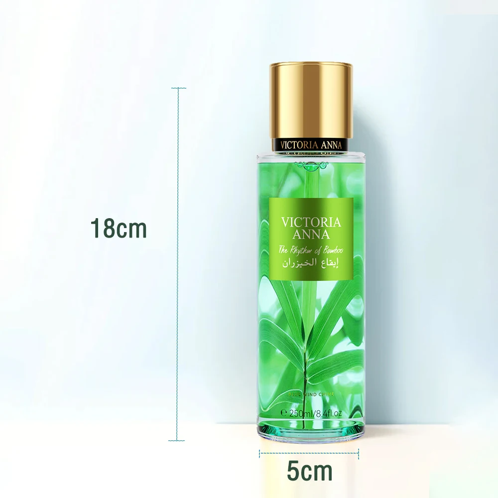 Long-lasting Fresh Spray Floral Charming Moisturizing Spray Body Deodorant Natural Flower Fruit Scent Fragrance 250 ML