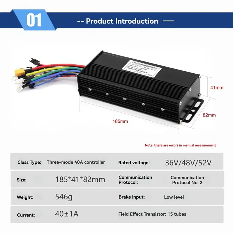 NEW HOT In Stock-E-Bike 40A Three Mode Sine Wave Brushless Controller With SW900 LCD Display For 1500W 2000W Ebike Accessories