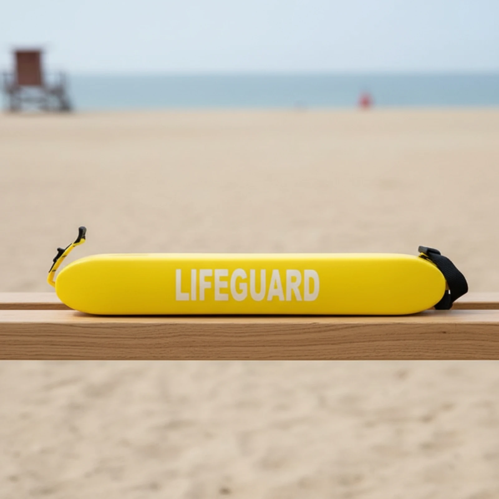 Lifeguard Rescue Tube Waterproof Water Rescue Buoy Lifeguard Buoy with Strap Professional Torpedo Buoy Versatile for Lifeguards