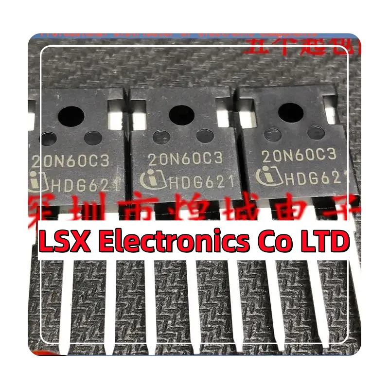 10PCS-50PCS  20N60C3 SPW20N60C3  TO-247  Original In Stock Fast shipping