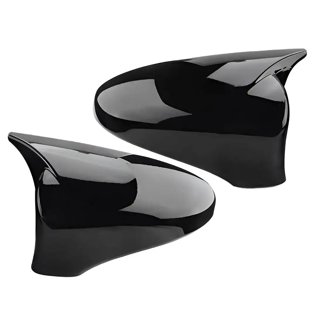 

1 Pair Gloss Black Horn Front Exterior Side Door Wing Rear View Mirror Cover Cap Fit for Lexus IS200 IS250 IS300 IS350 2014-2020