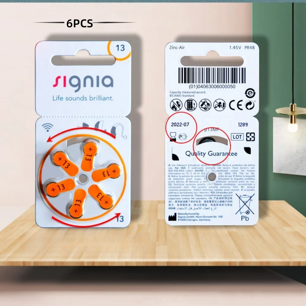 

6-60 шт., 1,45 В, вспомогательные батареи, цинковая воздушная сигнализация A13 13A 13 P13 PR48, аккумулятор для слуховых аппаратов для слуховых аппаратов