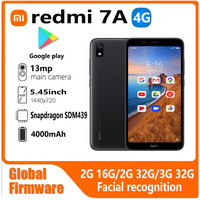 Xiaomi Redmi 7A smartphone Global firmware 4G 5.45 inche 1440x720 13MP Qualcomm Snapdragon 439 facial recognitionused phone