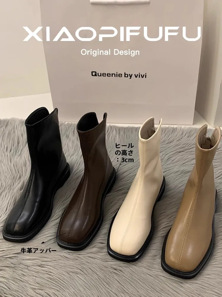 bottes-ort-tendance-en-cuir-pour-femmes-version-thi-bot-tete-carree-talon-bas-semelle-en-caoutchouc-automne-hiver