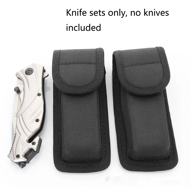 

Black Outdoor Supplies Carry Pocketknife Knife Sets Outdoor Nylon Folding Knife Set