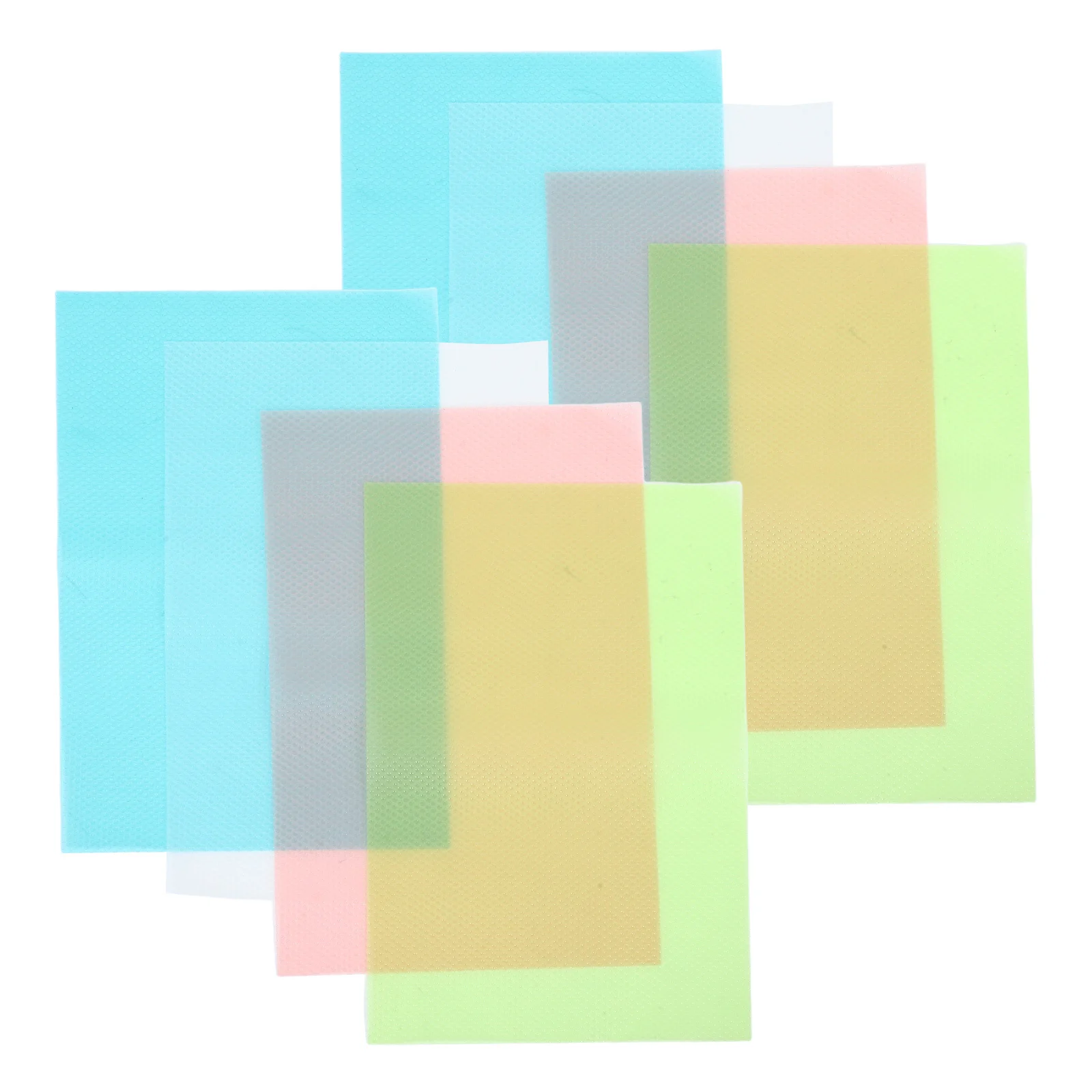 

8Pcs Fridge Mats Liners Reusable Cut to Fit Shelf Protector for Refrigerator Cabinet Pantry Non Slip Kitchen Drawer Mat 45x29cm