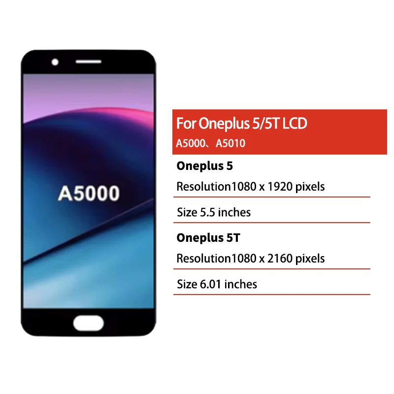 TFT Quality For OnePlus 5 1+5 LCD A5000 Display Touch Screen
