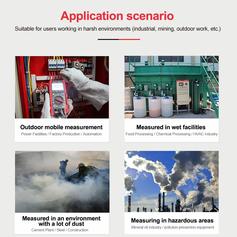 UNI-T Profesional Digital Multimeter Tester UT191T UT191E True RMS Auto Range DMM 20A Ammeter 600V Count 6000 DC AC Capacitor