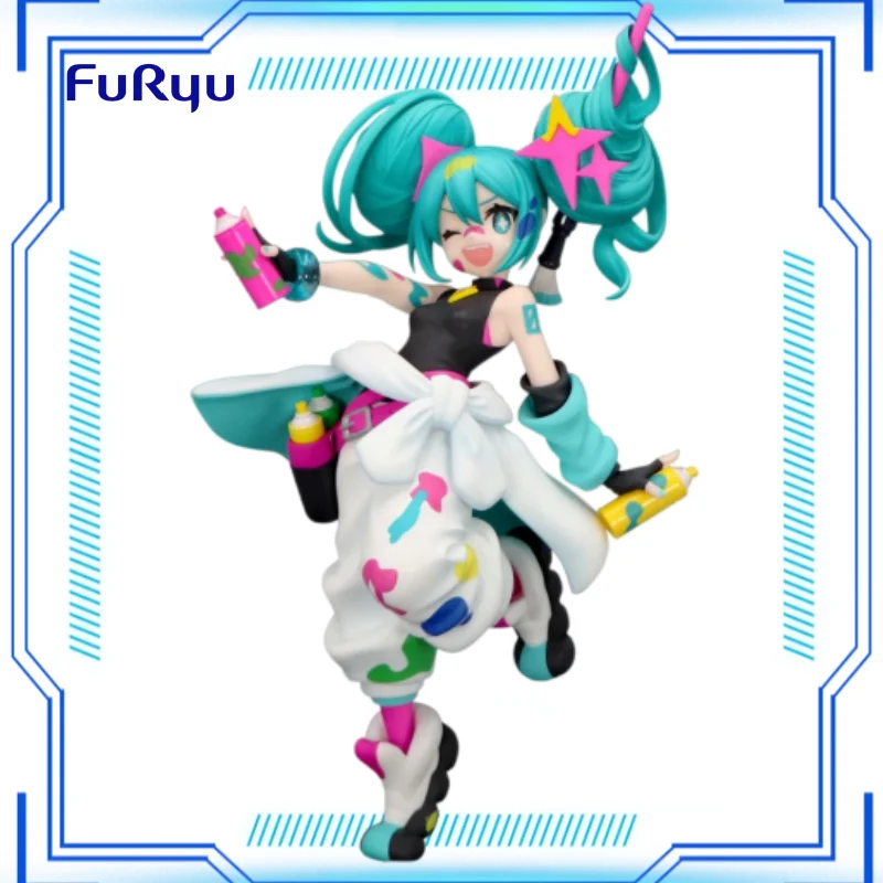 in-stock-original-furyu-trio-try-it-hatsune-miku-paint-girl-figure-anime-street-style-collectible-desktop-ornament-gift