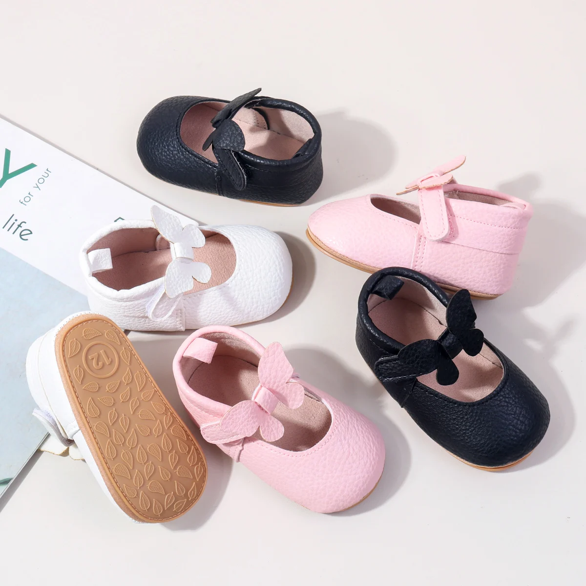 

Spring 2025 Model Baby Shoes For Girls - Spring And Autumn Style, Floral Princess Soft-Soled Toddler Shoes, Baby Girl Shoes