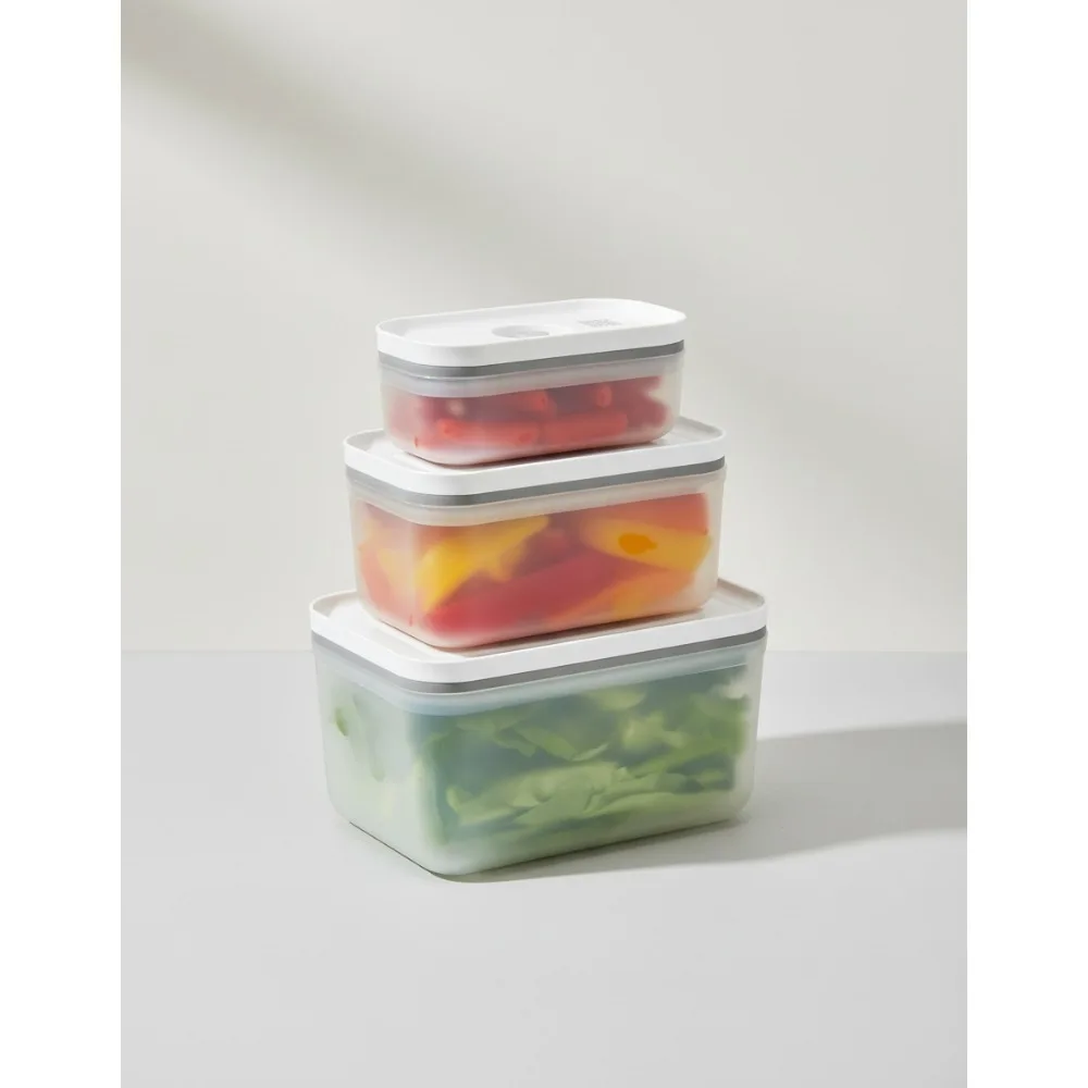 

Контейнеры для хранения продуктов без BPA, набор для приготовления еды с вакуумным уплотнением, разные размеры для свежести