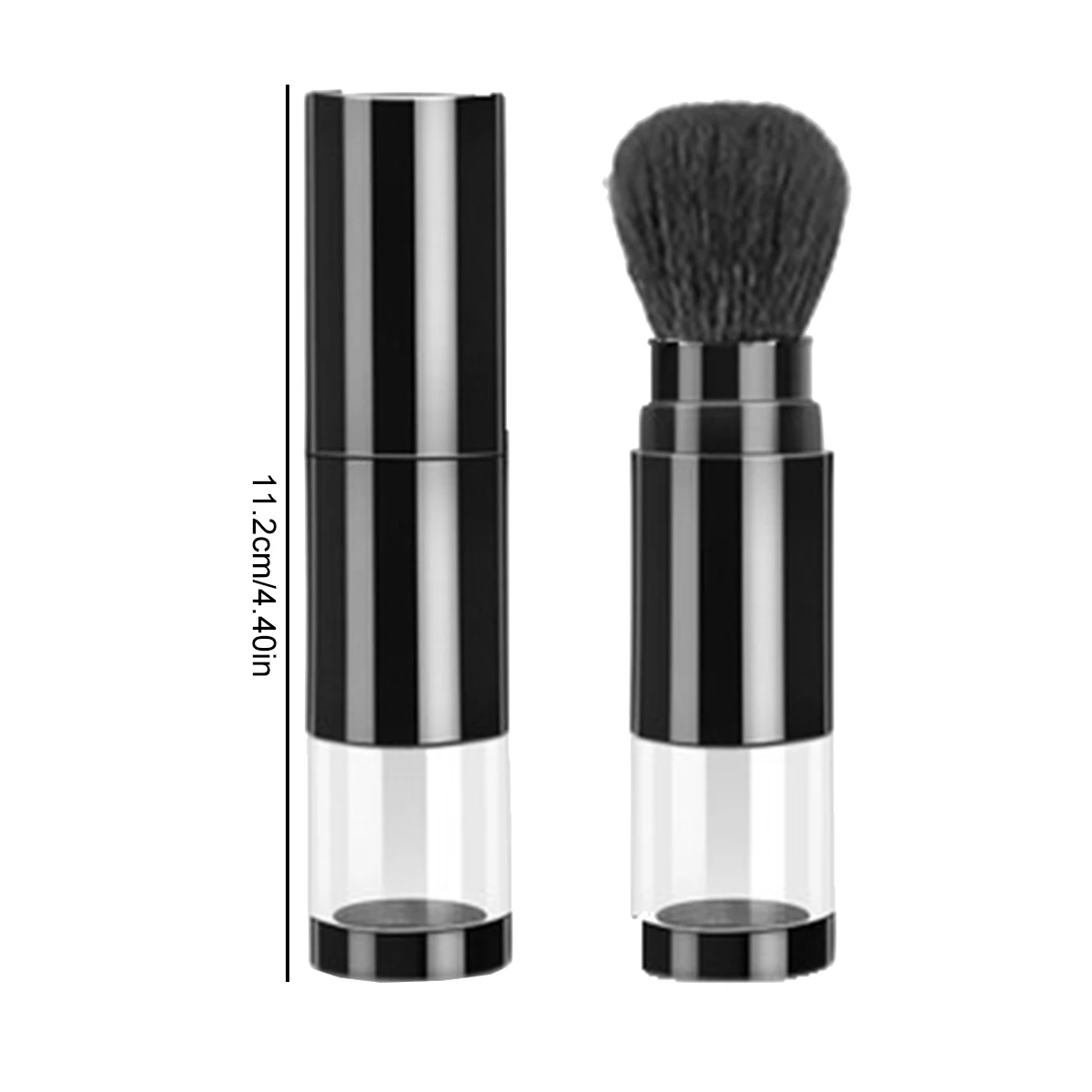 Refillable Loose Powder Brush Multifunctional Automatic Powder Makeup Brush Blush Loose Powder Portable Loose Powder Brush