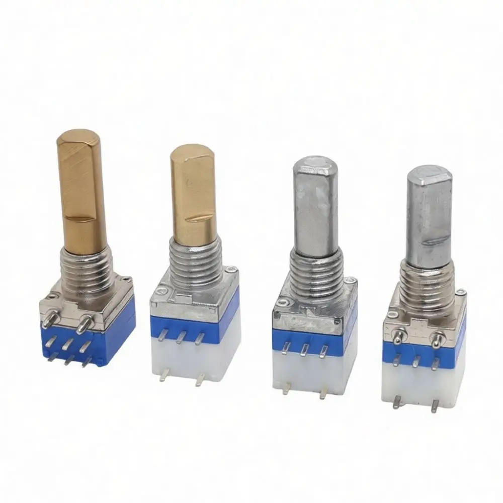 Potentiometer 5 Pin Copper Shaft With Switch A103 Radio Volume Control Replacement Component For Maintenance Repair Tool