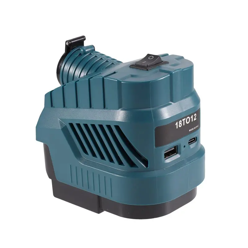 Regulated DC 12V Step-Down Converter With USB& Type-C Port For Hitachi/Hikoki 18V Battery For DIY Projects
