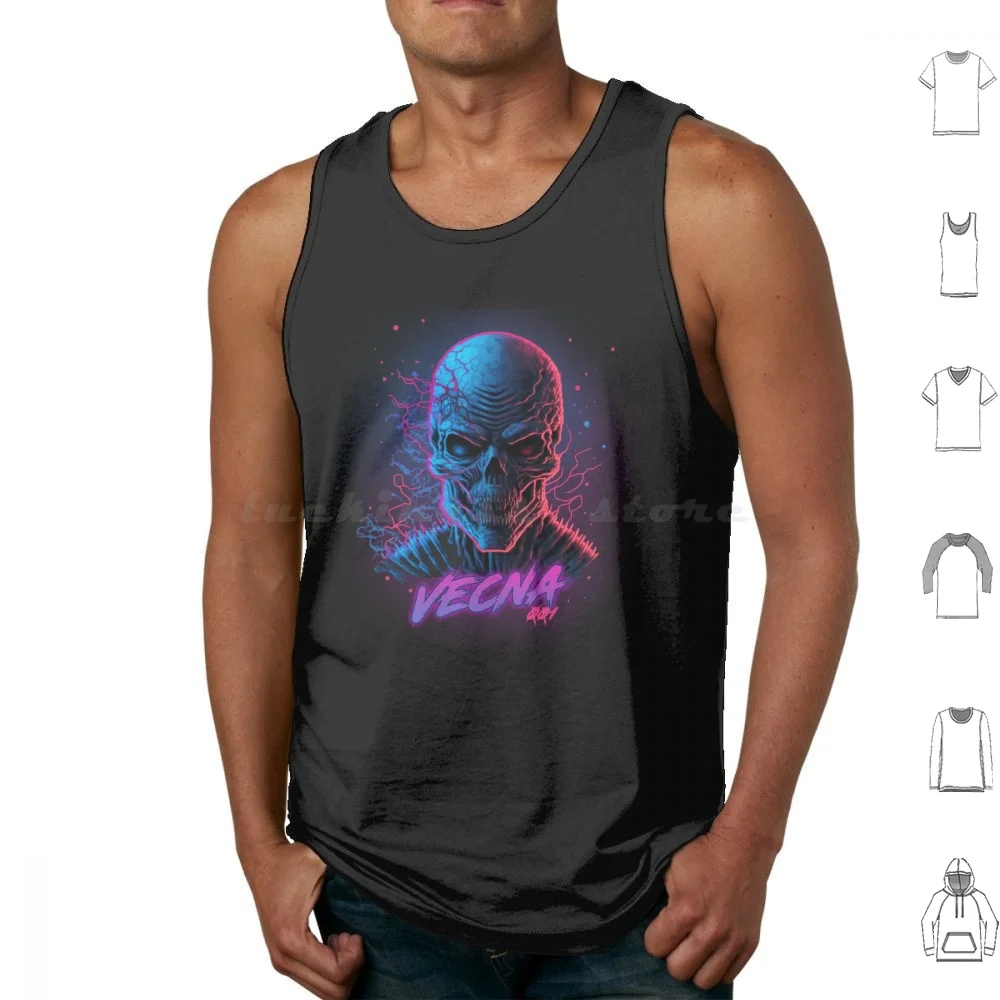 Vecna Tank Tops Vest Sleeveless Vecna Henry Creel 001 4 Upside Down Max Stranger Hawkins 80s Running Up That Hill Music Dnd