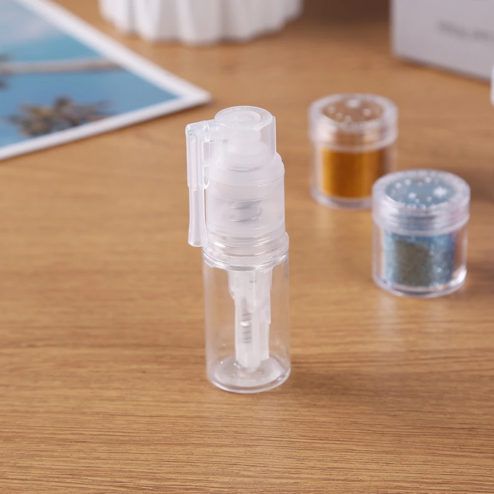 14/35ML Powder Spray Bottle Travel Spray Bottle Container Multi-Purpose Craft Glitter Spray Bottle Empty Clear Spray Bottle