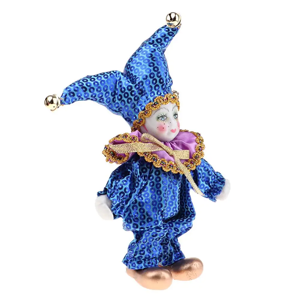 7 patrones, 16cm, muñeca Triangel de porcelana dulce, figuras de muñecos Harlequin, artículos artísticos delicados aptos para regalo de San Valentín, juguete de regalo de cumpleaños