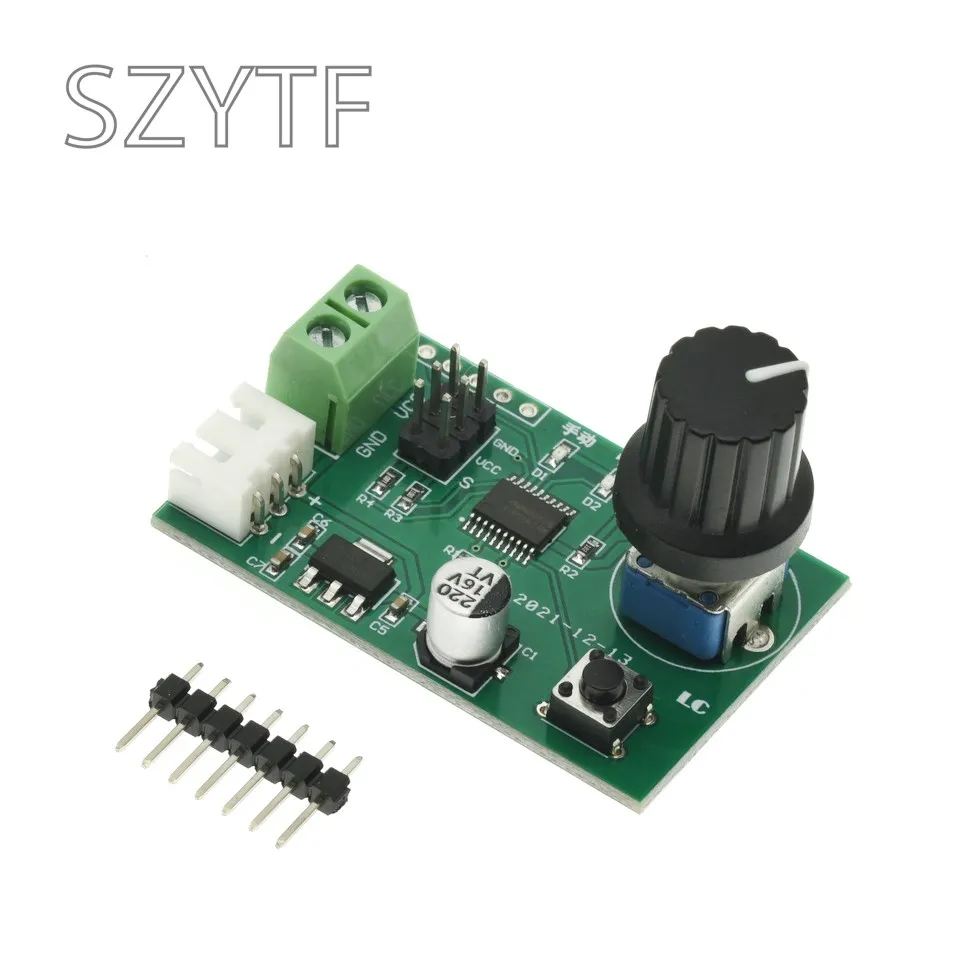 Zweikanal-Servo-Controller-Platine mit Drehregler, serieller Anschluss, 2-Wege-Testmodul für MG995 MG996R SG90 Roboter DIY – Detail 4