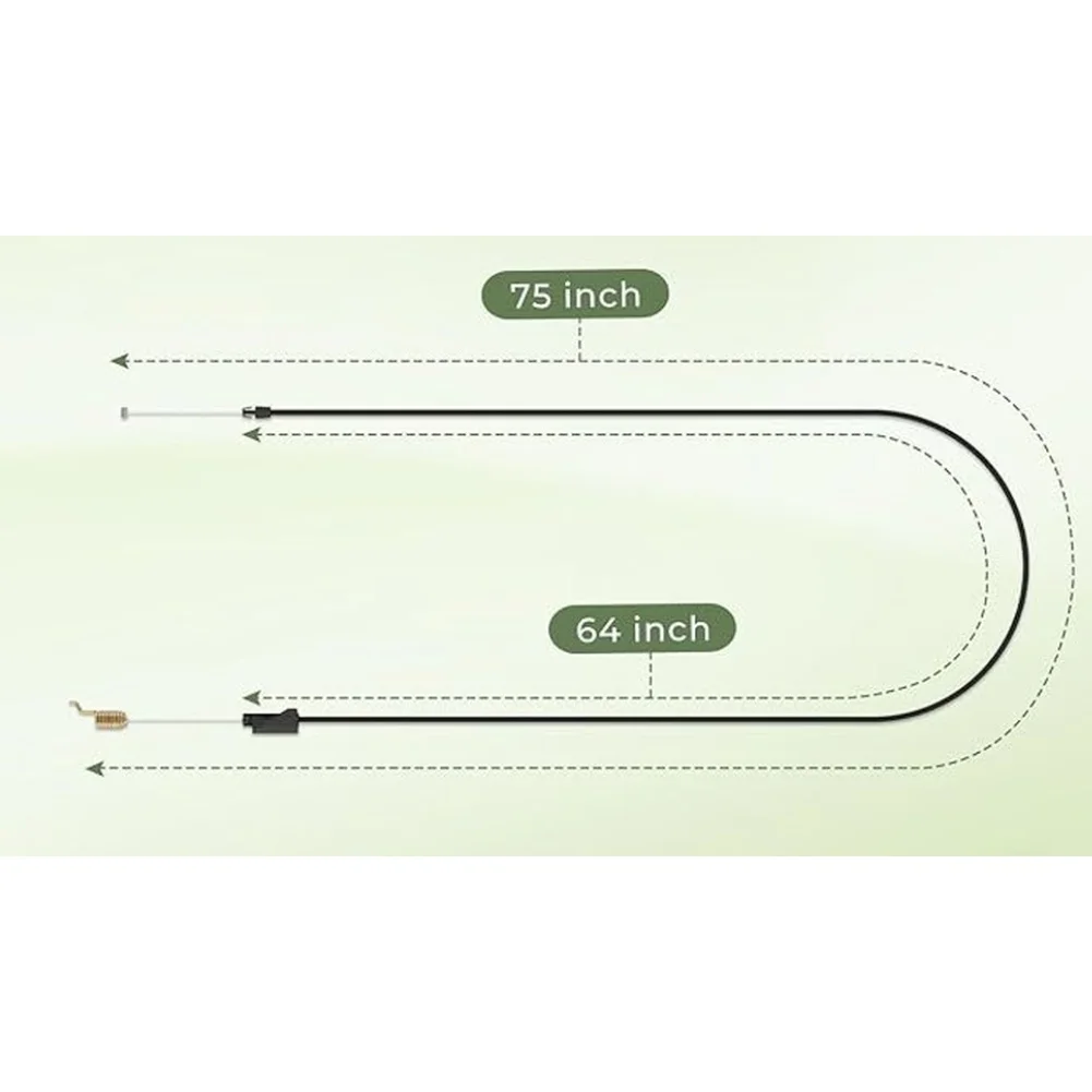 76.9 Inch Replacement Control Cable For SC300 946-05209B 946-05207A Self Propelled Lawn Mower Drive Wire Rope Garden Tool