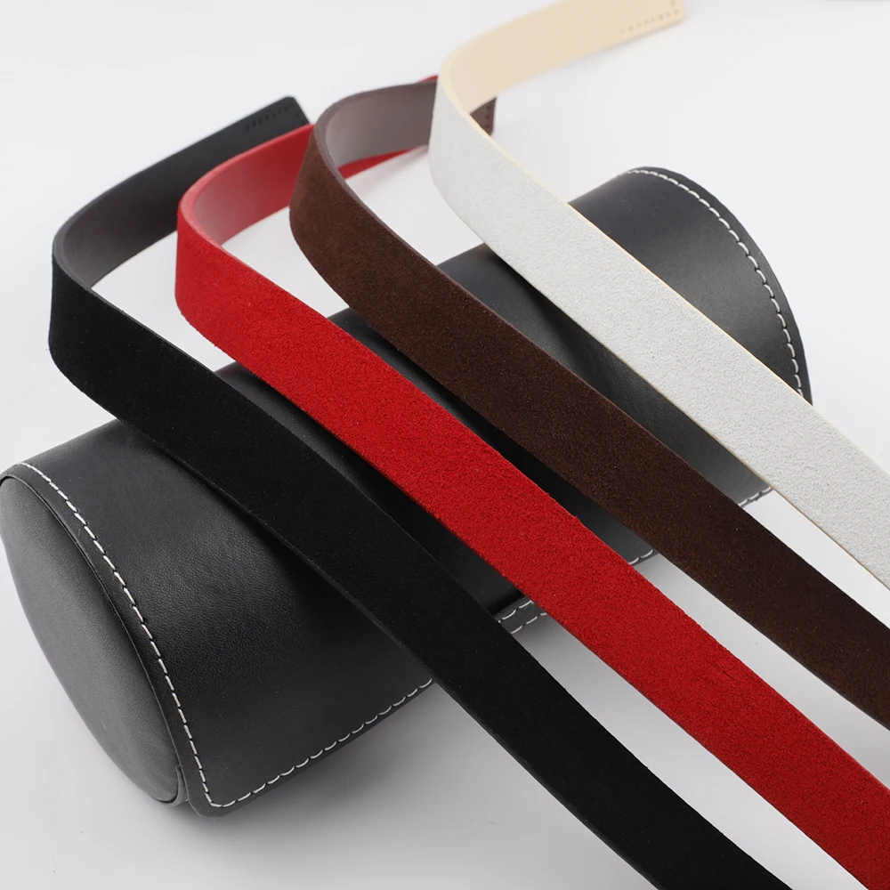 2Pcs Handmade Bag Strap Cow Leather Handles Band Durable Detachable for Woven Bags Accessories DIY Shoulder Handbag Tote Straps
