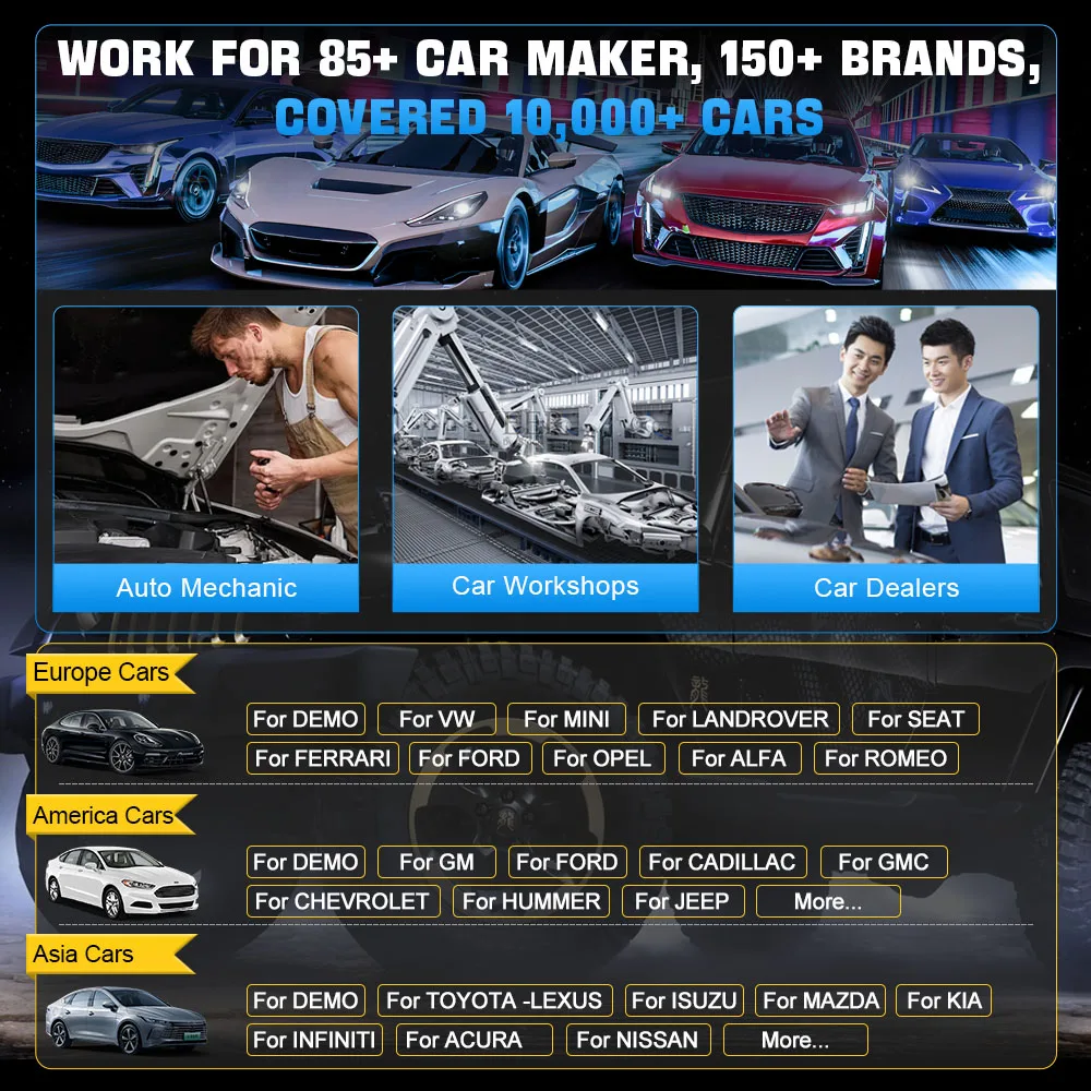 USA Warehouse XTOOL D7S Car ECU Coding Bi-directional Car OBD2 Scanner IMMO Key Programmer Diagnostic Tool for Automotive 2026 view 3