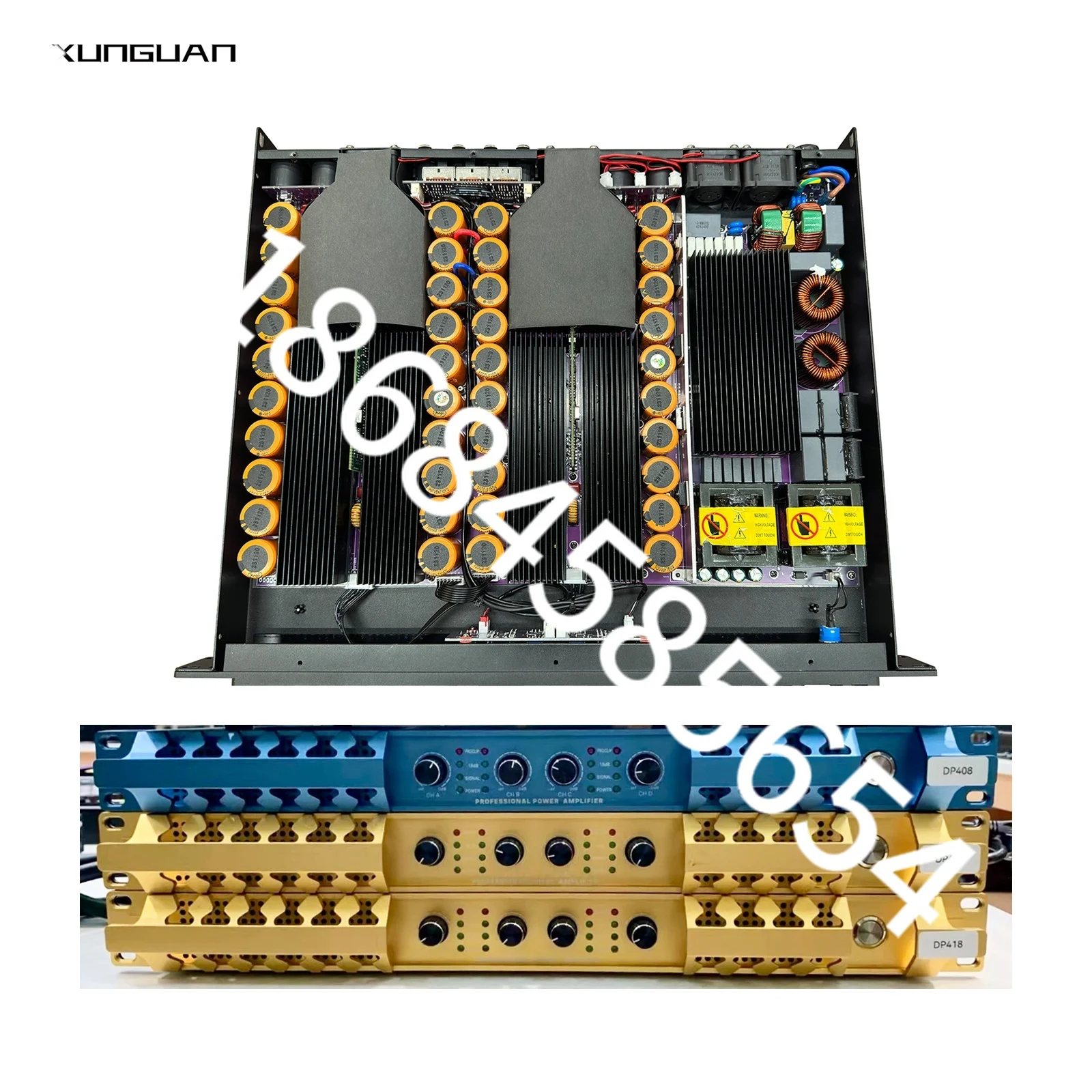 

DP4 Series Good Stable 4-Channel 1U Digital Class-D Power Amplifier 800W/1000W/1200W/1600W/1800W for Stage Concert Line Array