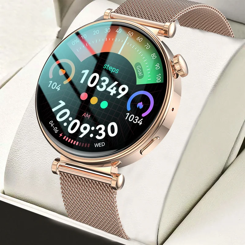 

VALDUS 1.32 Inch AMOLED HD Color Screen Android Phone Smartwatch Womens Health Management VL41 PRO NFC VL41 PRO RoundSmart Watch