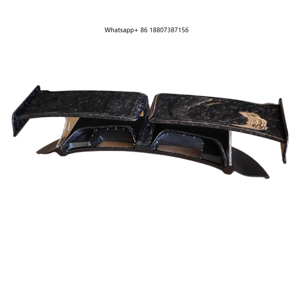 

Спойлер-крыло TE Style из настоящего карбона с кованым узором для заднего багажника, комплект обвеса для Porsche 992