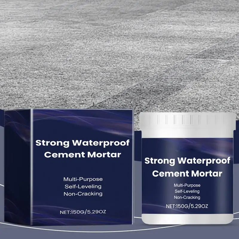 Mortar Repair Cement Waterproof Agent Sealing Coating Kit 150g Mortar Build Repair Sealant Without Smashing For Balcony Basement