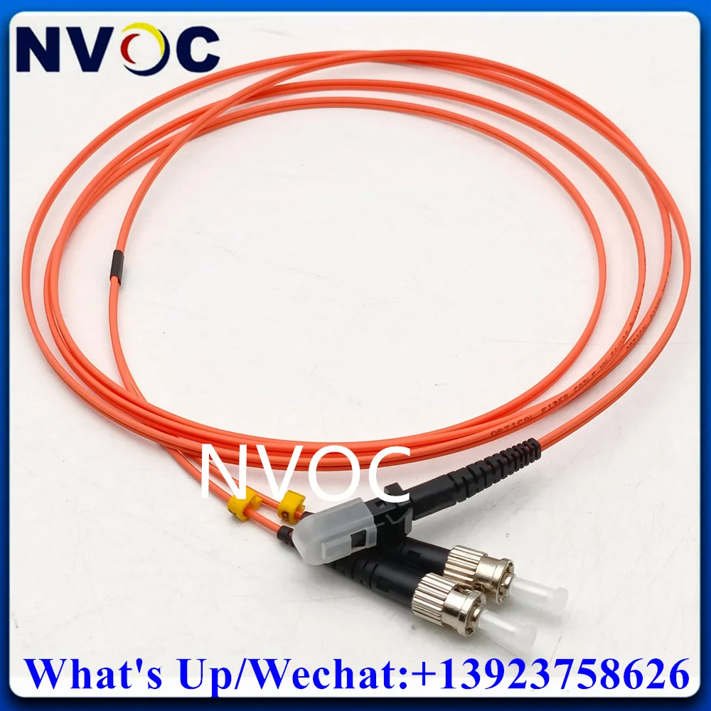 

5Pcs 5M MTRJ Female Male to ST/SC/LC/FC Multimode OM1 62.5/125 1.8mm Duplex LSZH Orange FTTH Fiber Patch Cord Cable Connector