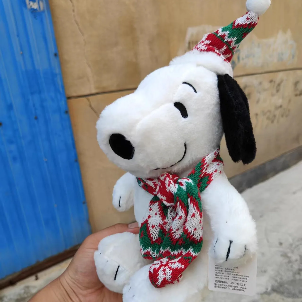 

1piece 25CM Peanuts Snoopy plush soft toys Christmas Snoopy dog stuffed doll