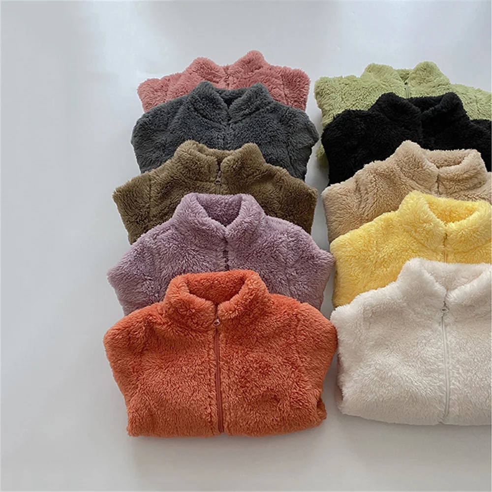 Kids Coats Children Outerwear For Autumn Boy Warm Thicken Fleece Jacket Baby Girls Jackets Winter Children Clothing