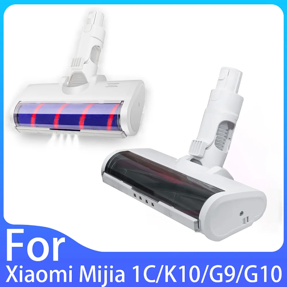 For Xiaomi Mijia 1C/K10 Vacuum Cleaner Accessories Brush Xiaomi Mijia G9/G10 LED Carpet Brush Motorized Roller Brush Head