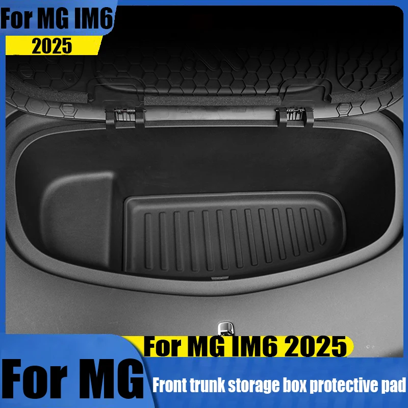 

For MG Motor IM6 2025 front trunk storage box TPE protective pad automotive interior decoration accessories modification parts