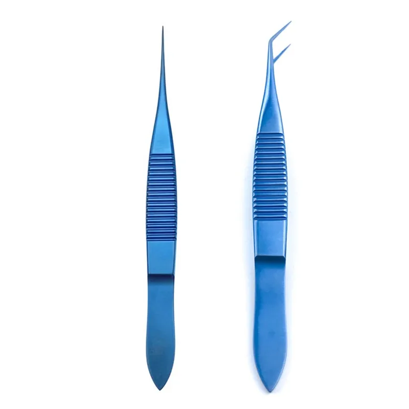 Titanium Mcpherson Forceps Double Eyelid Tweezers Ophthalmic Tweezer Microcosmetic Ophthalmic Forceps