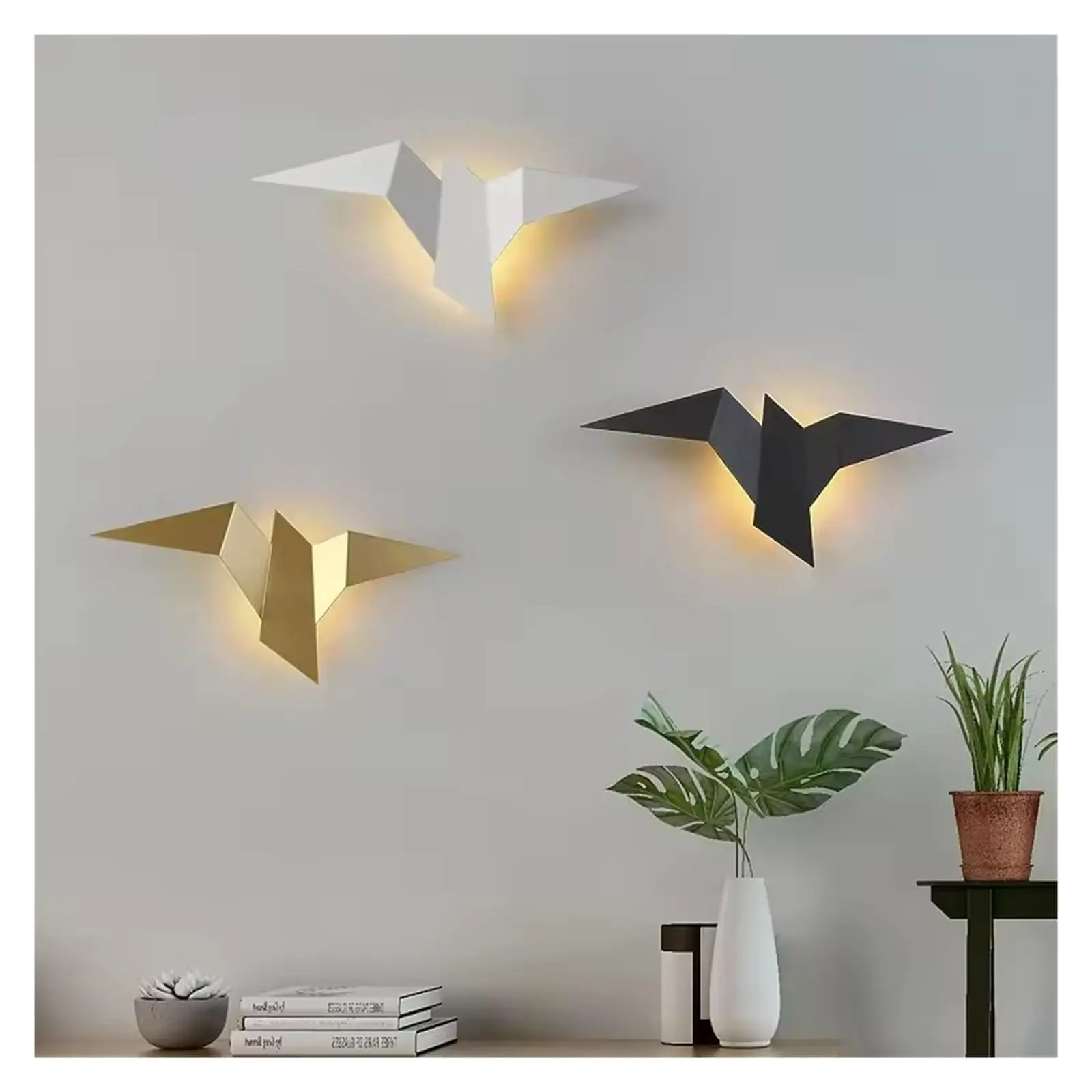 

Nordic LED bird wall lamps Bedroom Decor Wall Lights Indoor Modern Lighting For Home Stairs Bedroom Bedside Light fixtures