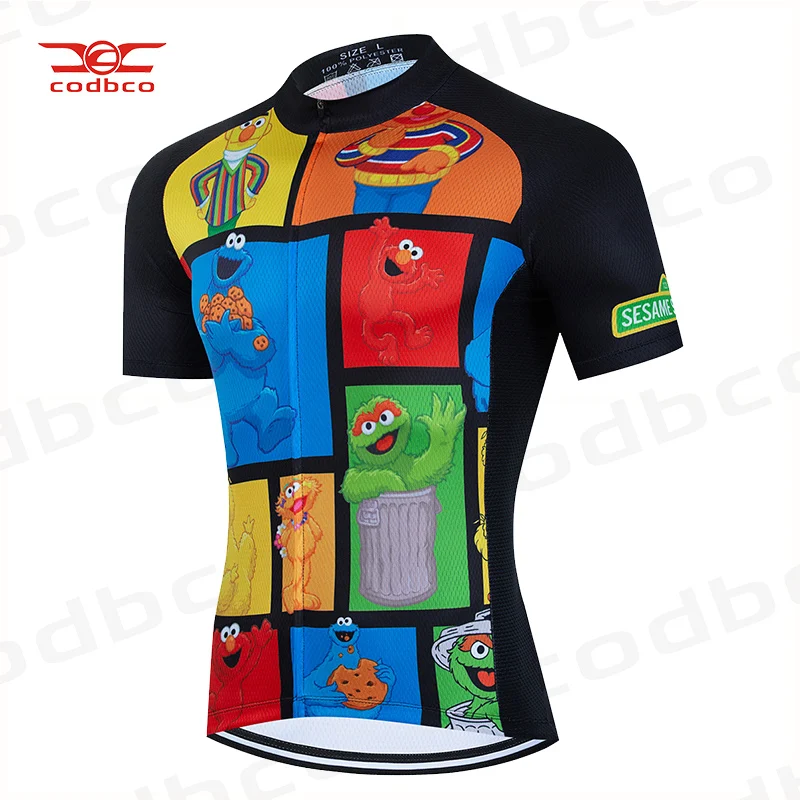 2023 Funny Cycling Maillot Men MTB Jersey Pro Short Bicycle Clothing Sportwear Shirt Uniform Summer Road Mountain Bike Equipment