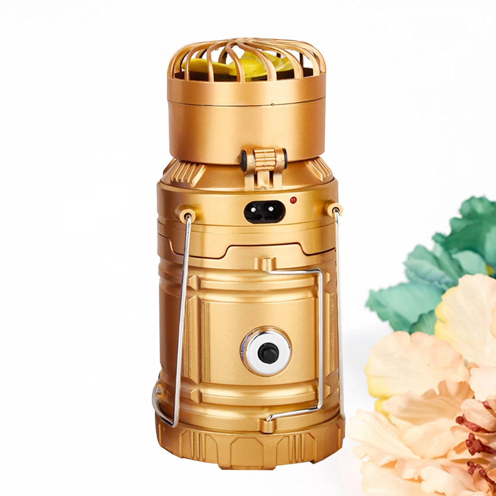 

Solar Camping Lantern LED Rechargeable Portable Outdoor Light USB Charging Monocrystalline Efficient Collapsible Storage