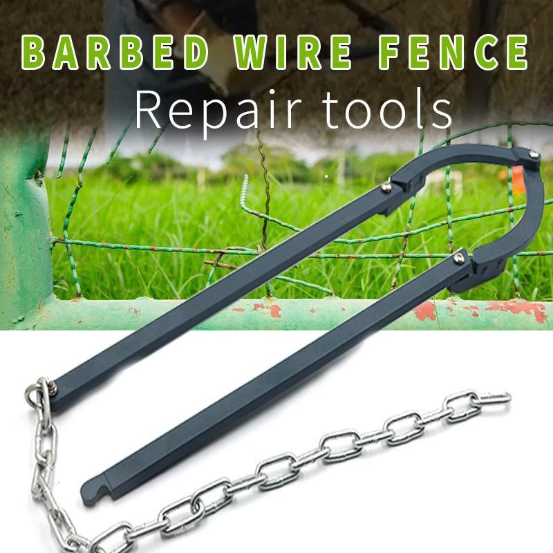 Fastening Tool Quick Tighten Garden Lawn Guardrail Repair Fixator Fence Repair Tool Fence Tensioners Barbed Wire Fence Tool